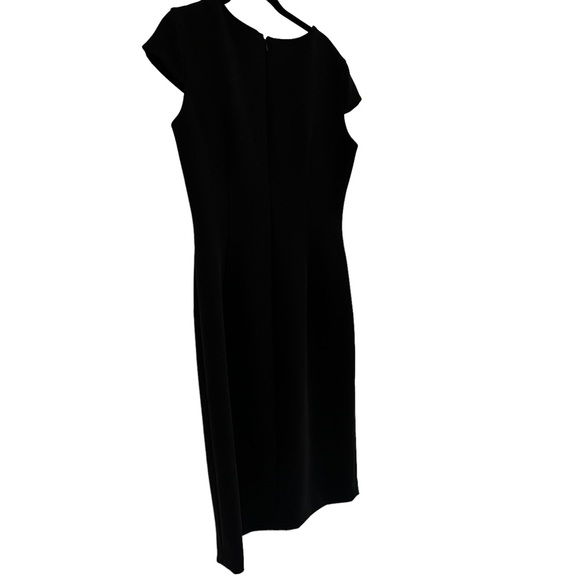 Anne Klein Black Dress Shorts Sleeves Size 10 - Picture 7 of 11